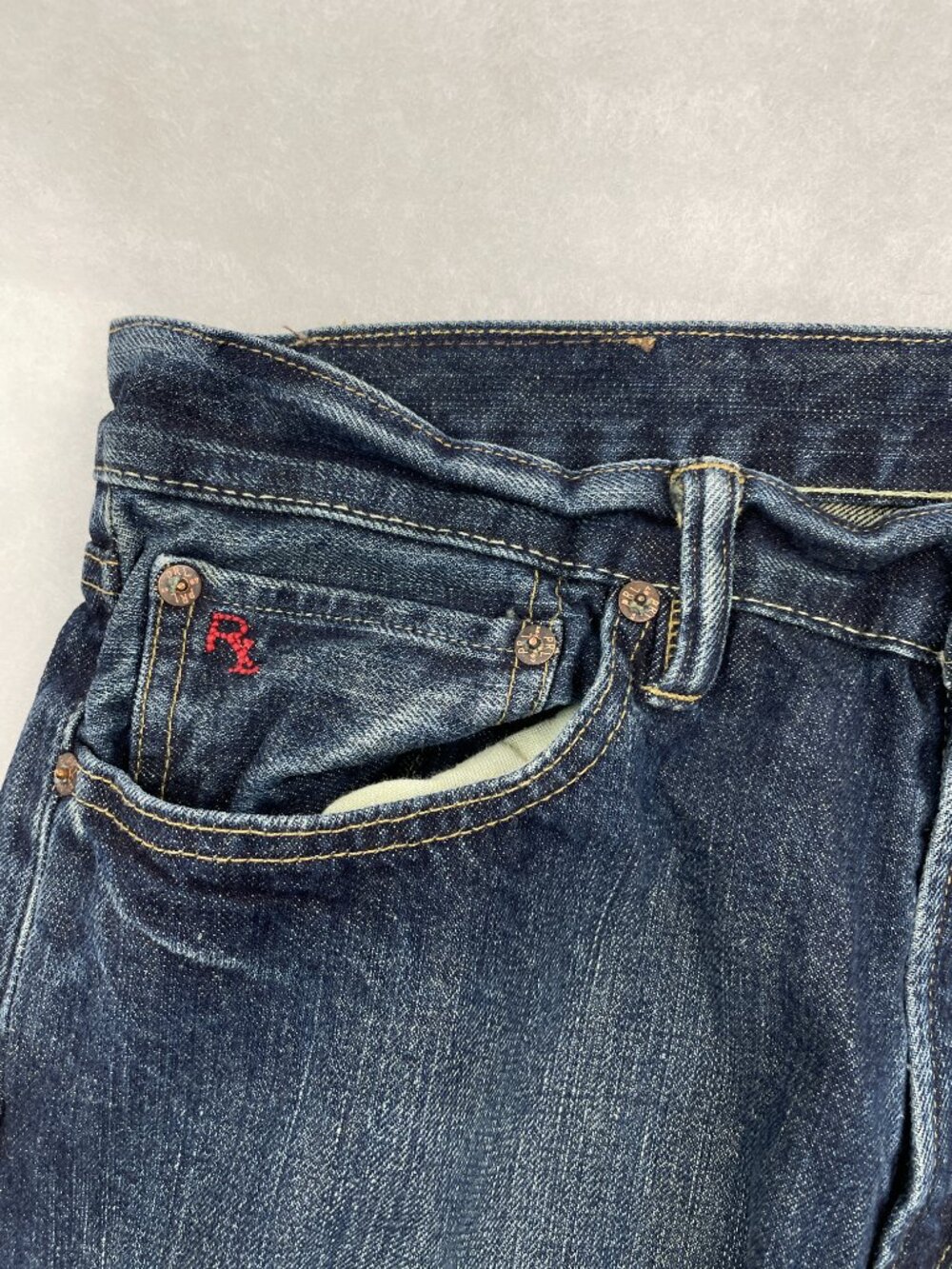 Polo Ralph Lauren 018 Slim Straight Dark Wash Denim Jeans Men's 34x33 - Picture 9 of 16